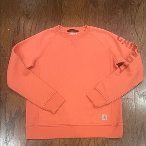 Carhartt Women’s Crewneck in Orange